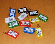 Identyfikatory do kluczy Top Tools 12 sztuk nowe