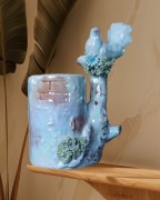 Porcelanowy gołąb, Bassano Italy, Vintage 