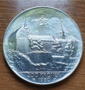 Norwegia 200 koron 1980 26,8 Ag 625