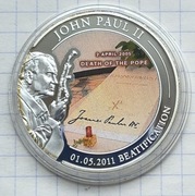 #3039 Palau 1 dolar 2011 JPII PROOF Rzadka!