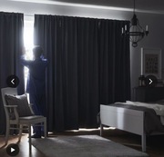 Zasłony zaciemniające IKEA BLAHUVA 145x250 szary