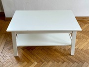 Ikea Lunnarp stolik kawowy, biały, 90x55x49 cm prostokątny