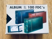 LEUCHTTURM - album / klaser na 100 FDC, pocztówek, listów / ZIELONY