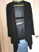 Czarna cienka narzutka kardigan rozmiar 42/44