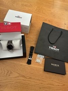 Zegarek Tissot PRX Quartz - bransoleta + oryginalny pasek gumowy.