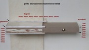 półki styropianowe, budowlane, stelaż do obłożenia płytkami, różne wymiary