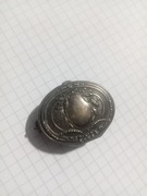 Srebrny wisiorek, niemcy kon. XIXw.