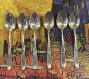 Łyżeczki posrebrzane firmy Hefra wzór angielski -6 sztuk