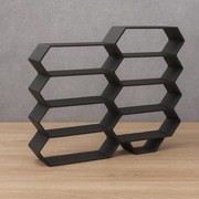 Organizer Hex na biurko – półka na resoraki 1:64 i gadżety – druk 3D