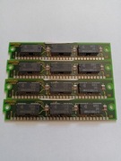 Pamięć RAM SIMM 30 pin 4x1MB 60ns Sprawna do retro PC 386 486