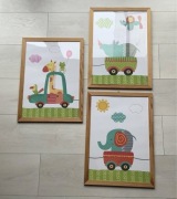 3 obrazki do pokoju dziecięcego