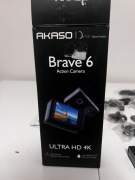 Akaso Brave 6 Plus kamera sportowa USZKODZONA 