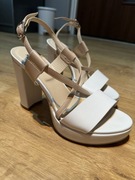 Białe sandałki NeroGiardini 