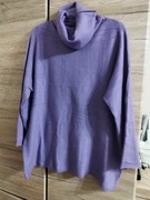 Golf liliowy oversize 