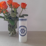 Wazon porcelanowy Kobalt Unterweissbach NRD lat 70 #starewazony #vintage