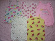 Rampersy dla dziewczynki, r. 68/74 Zestawy