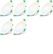 Reflektor sufitowy LED, 7 W 600 LM, ściemniany, 3000K 4000K 6500K, IP44