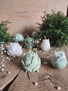 Świeca sojowa lotos, kwiat lotosu, świeczka, podziękowanie, ślub, urodziny