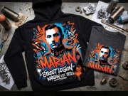Autorska bluza z kapturem Street Legion Warsaw bawełna 280g