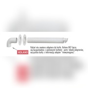 Komin PP do kotłów kondensacyjnych Fi80/125