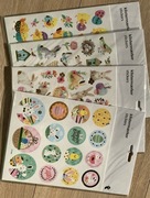 Naklejki wielkanocne/wiosenne do scrapbookingu