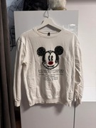 Biała bluzka z długim rękawem / logo Mickey Mouse - Myszka Miki