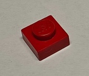 Lego 3024 płytka 1x1 czerwony - 11 sztuk !