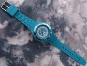 Zegarek OLIVER koperta 35mm UŻYWANY pasek silikonowy wodoodporny 5ATM ładny