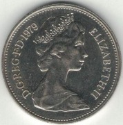 Wielka Brytania 5 pence pensów 1979 - 23,59 mm - nr 2