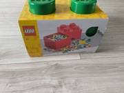 Pojemnik na zabawki klocki LEGO Storage Brick 4 zielony 25x25x18 cm