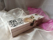 Skrzynka na pierścionki lub bransoletki, prezent, dzień kobiet, walentynki