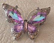 Piękna brosza Broszka bogatozdobiona MOTYL PAŹ KRÓLOWEJ PREZENT dla DAMY(T)