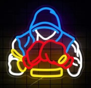 NEON SZTUKI WALKI SPORTY LED KICKBOXING BOKS BOKSER  RĘKAWICE BOKSERSKIE 