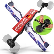 Sztanga do hantli Zestaw długich hantli  stal nierdzewna do 90 kg 