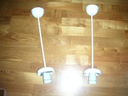 Lampa wisząca ,pręt z PRL-u,54cm bez klosza