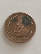 USA medal pamiatkowy prezydent Benjamin Harison Franklin 1889-1893r.