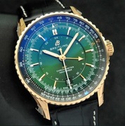 Breitling Navitimer GMT, 41mm, złoty, Nienoszony, Gwarancja