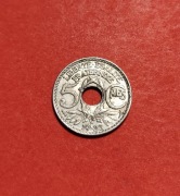 Moneta 5 centymów 1923, Francja