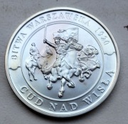 Skarbiec Menn. Polskiej Medal Bitwa Warszawska Cud nad Wisłą 1920-2020