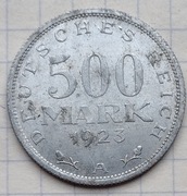 0658 Niemcy Weimar 500 marek 1923 A