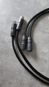 Interkonekt XLR 2 x 1m Hanz Martin. Czyste srebro. Okazja, Nowy! Hi-End