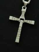 Krzyż - naszyjnik, wisiorek z  łańcuszkiem Fast and The Furious  7