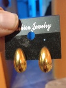 Kolczyki lezki pozlacane 18k zlotem