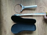 Lupa ręczna led z etui duża soczewka powiększenia do czytania 