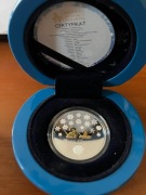 1 Srebrny Dolar Efekt 4-kątowy! Unikat Merry Christmass