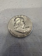 1/2 Dolara 1953 S!!! moneta srebrna