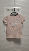T-shirt Puma r. 140 cm 9-10 lat pudrowy róż