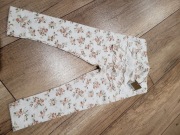 Newbie nowe legginsy w kwiatki 86