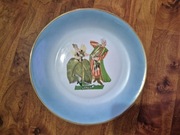 Talerz duży ozdobny wiszący porcelana WAŁBRZYCH