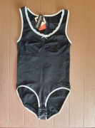 329. Czarne modelujące body na ramiączkach rozmiar 40/42